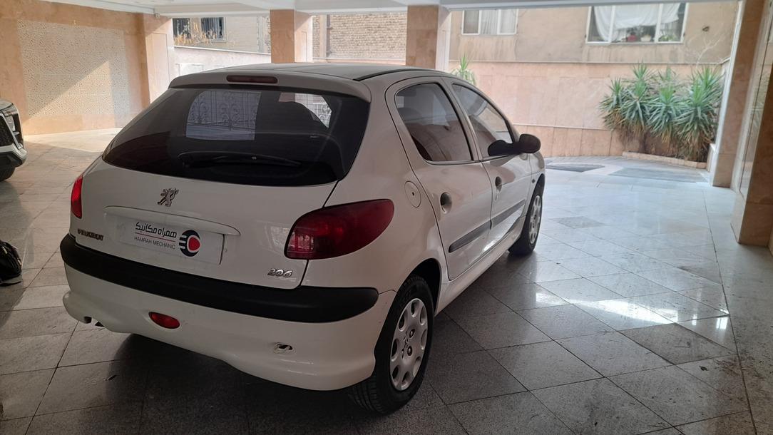 تصویر پژو 206 مدل 1400 ا تیپ 2 تیپ 2