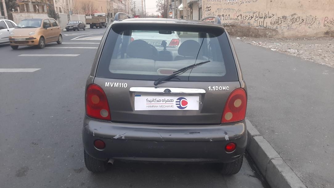 تصویر ام وی ام 110 مدل 1394 ا چهار سیلندر دنده ای چهار سیلندر دنده ای