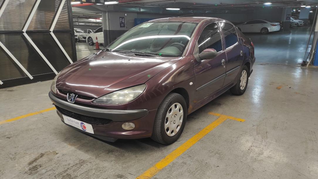 تصویر پژو 206 صندوقدار مدل 1393 ا V8 V8