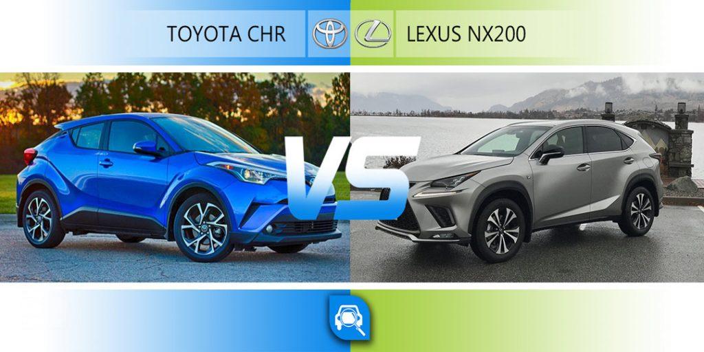 مقایسه تویوتا CHR هیبرید و لکسوس NX200 هیبرید