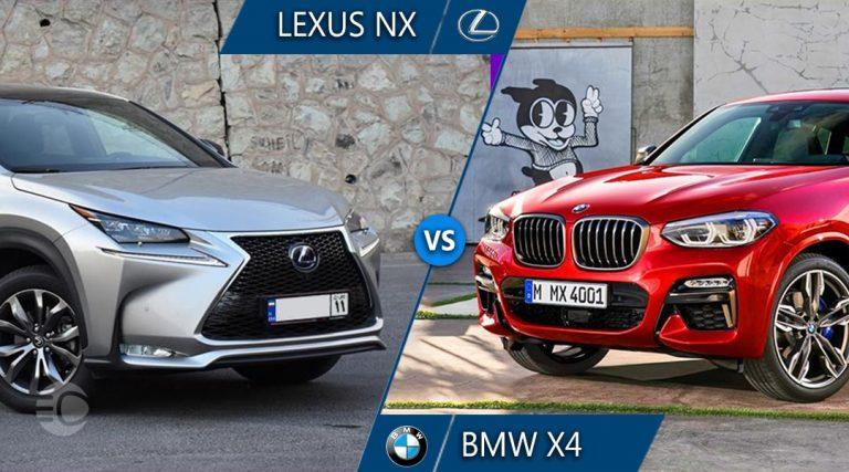 مقایسه لکسوس NX و بی ام و X4