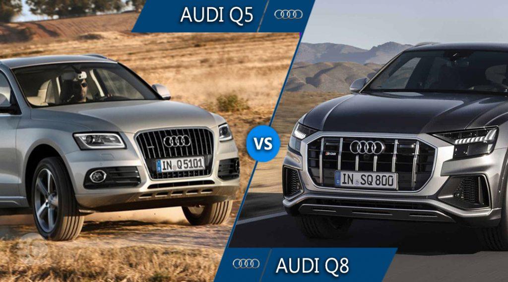 مقایسه آئودی q5 و آئودی q8
