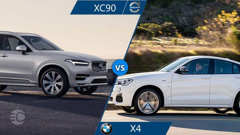 مقایسه ولوو xc90 و بی ام و x4