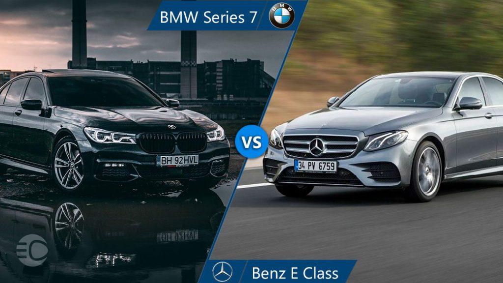 مقایسه بنز کلاس e با بی ام و سری 7