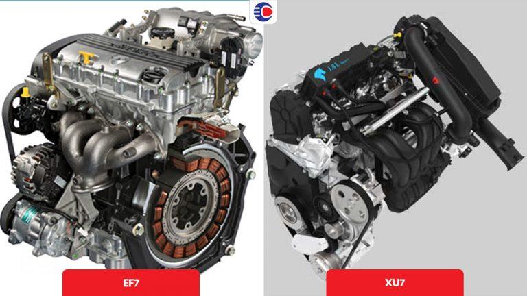 مقایسه موتور ef7 با xu7