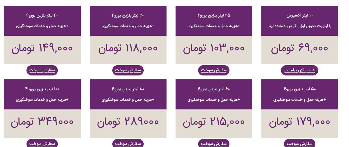 fuel price - قیمت سرسام‌آور بنزین آنلاین/لیتری ۷ هزار تومان!