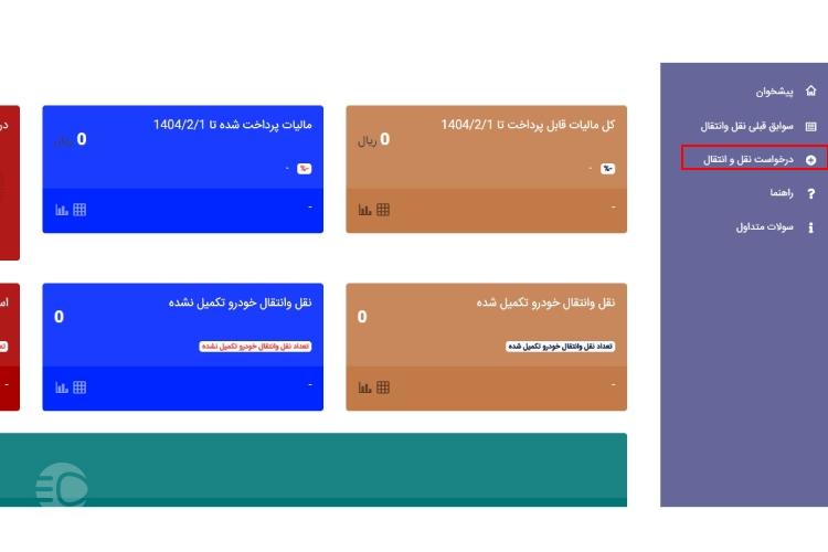 استعلام عوارض خودرو برای تعویض پلاک مرحله ششم