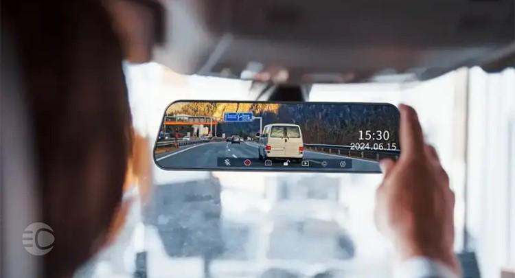 دوربین ثبت وقایع خودرو پشت آینهای
