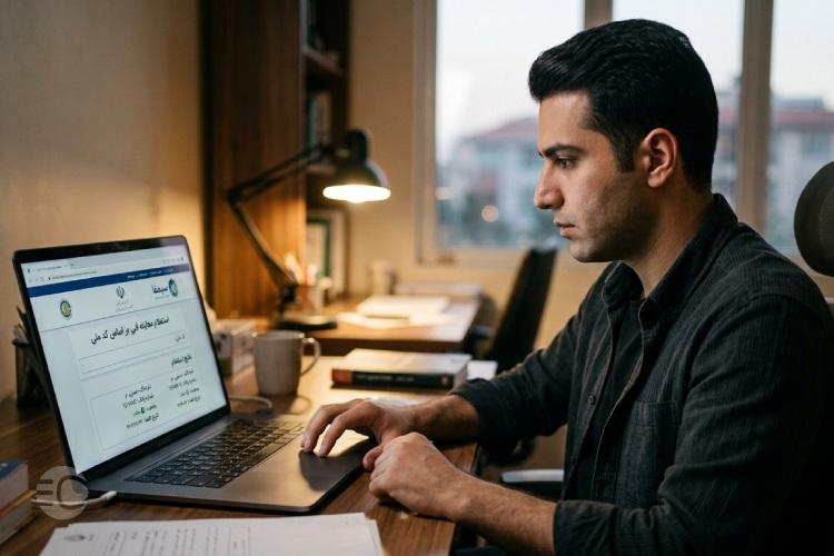روش استعلام معاینه فنی با کد ملی