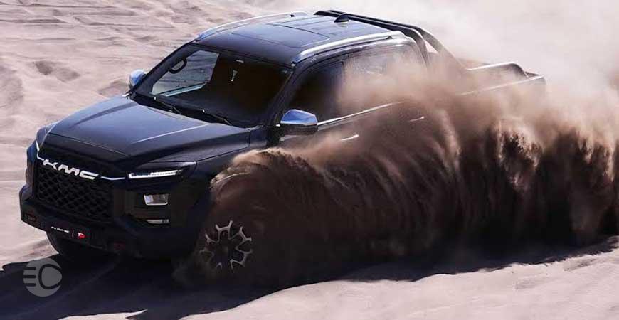 بررسی ماشین کی ام سی T9 در شرایط رانندگی و آفرودسواری